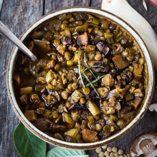 Recipe Post | Mushroom Lentil Soup