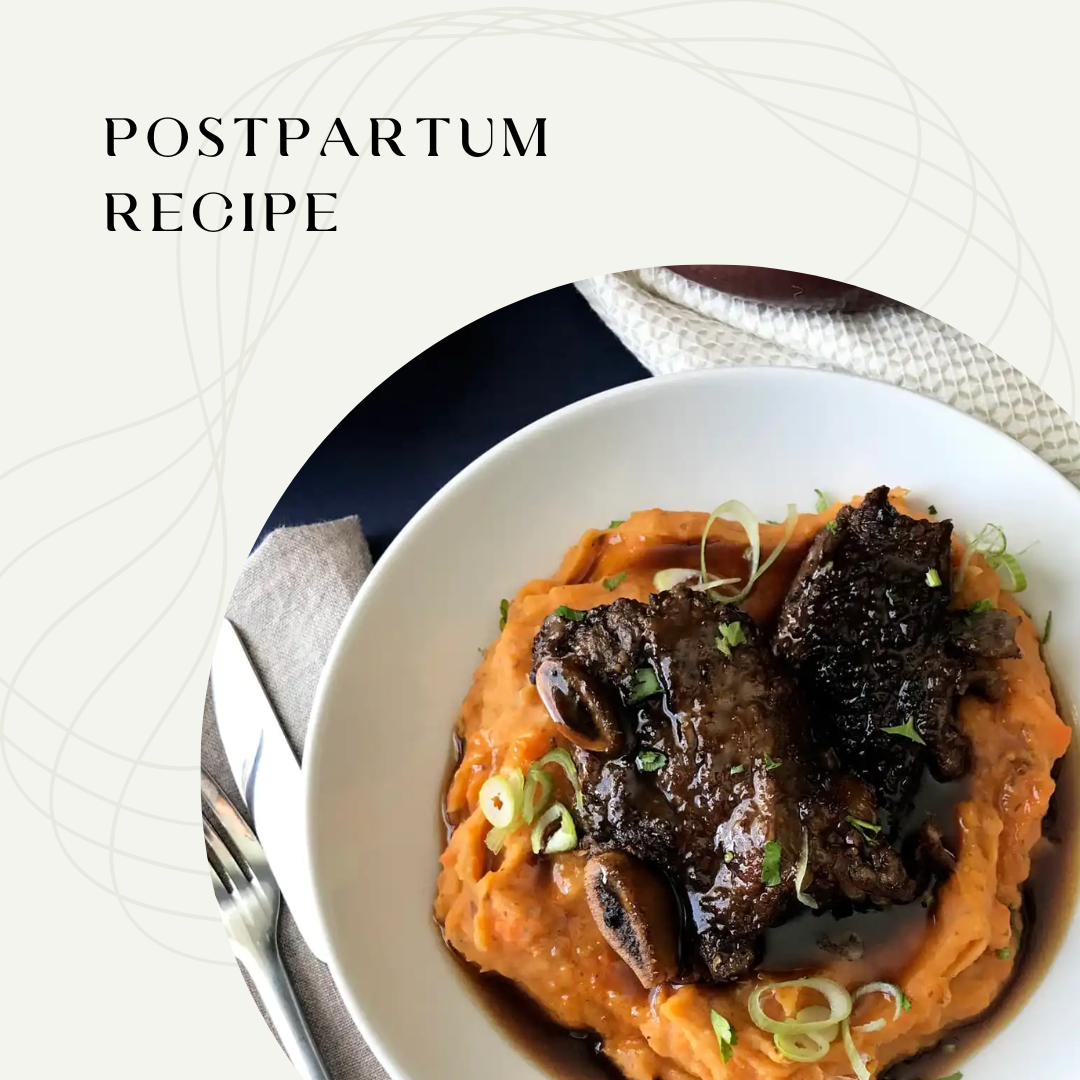 Postpartum Recipe  | Pomegranate Molasses Short Ribs