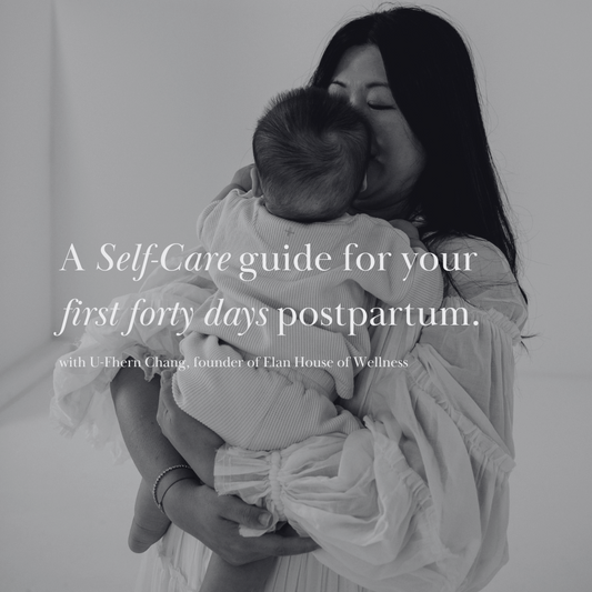 A Self-Care guide for your first forty days postpartum.