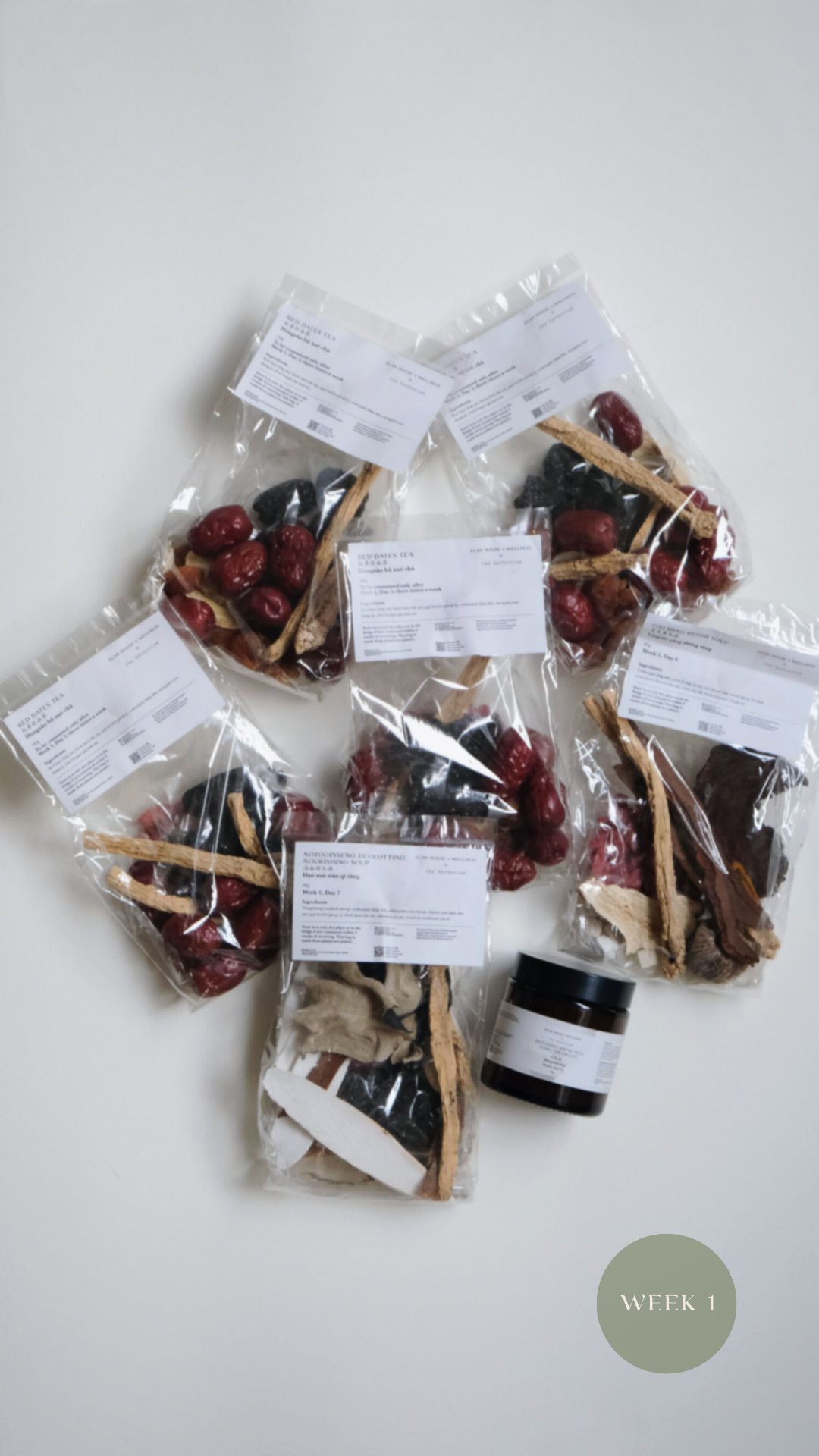Elan x The Herborium 28 Day Postpartum Package