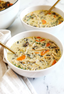 Postpartum Recipe  | Simple Slow Cooker Chicken and Wild Rice Postpartum Soup