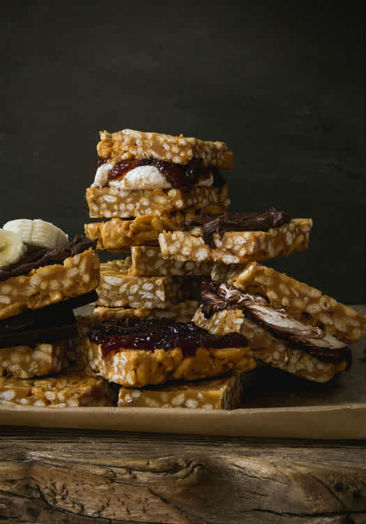 Postpartum Recipe  | Peanut Butter & Honey Rice Crispy Treats