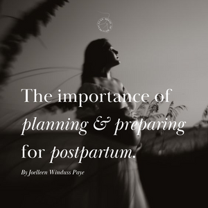 The Importance of Planning and Preparing for Postpartum By Joelleen