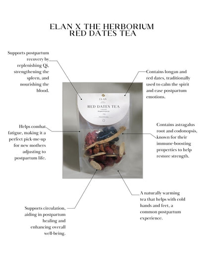 Elan x The Herborium Red Dates Tea
